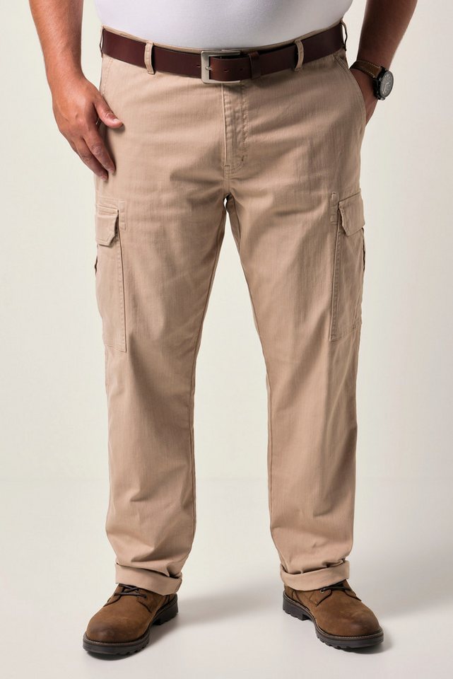 Men Plus 5-Pocket-Jeans Men+ Cargojeans Bauchfit Straight Fit Colordenim von Men Plus