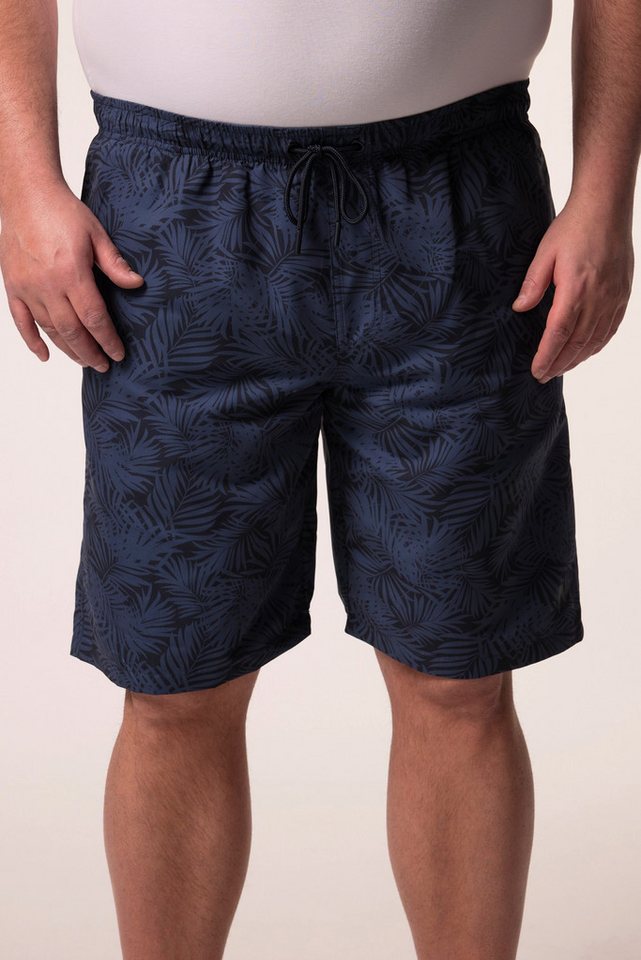 Men Plus Badehose Men+ Badeshorts Bauchfit Alloverprint Elastikbund von Men Plus
