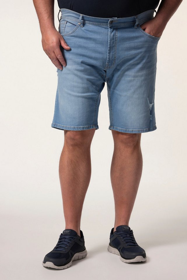 Men Plus Bermudas Men+ Jeans-Bermuda Denim Bauchfit Straight Fit von Men Plus