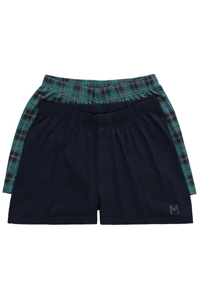 Men Plus Boxershorts Men+ Boxershorts 2er-Pack Bauchfit weite Form von Men Plus