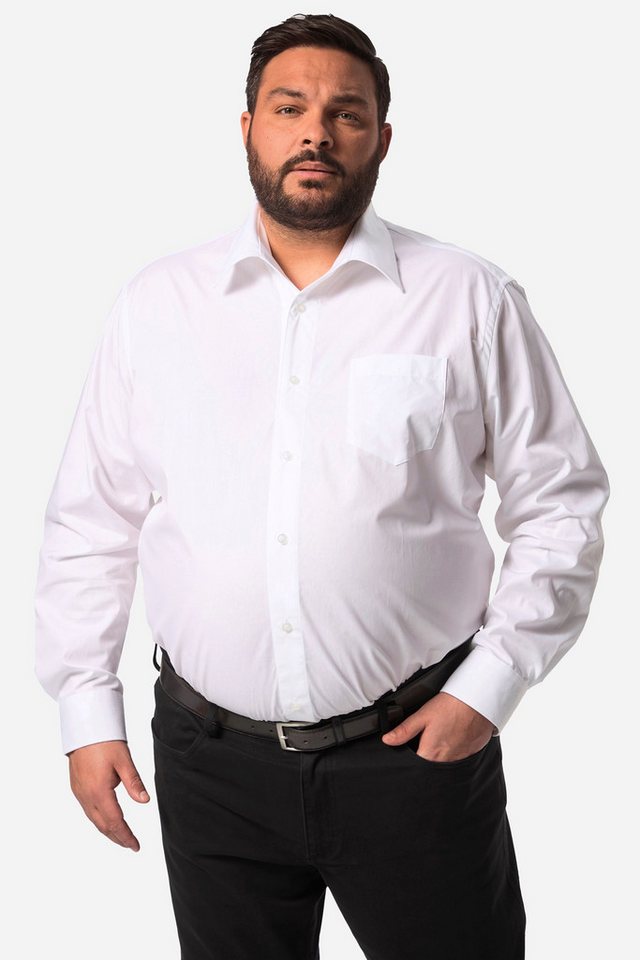 Men Plus Businesshemd Men+ Businesshemd Langarm Easy Care Vario-Kragen von Men Plus