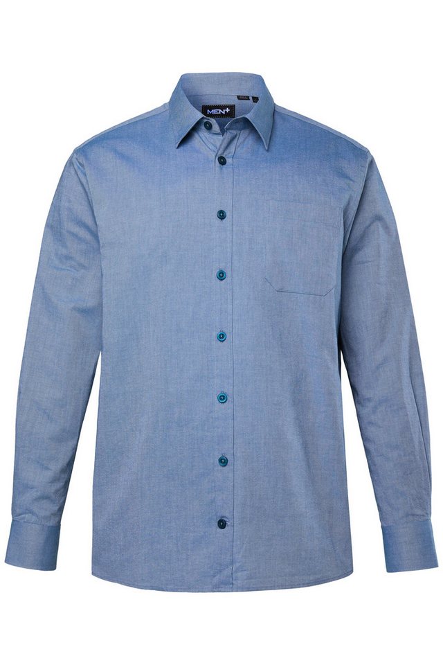 Men Plus Businesshemd Men+ Hemd Langarm Kentkragen Oxford-Qualität von Men Plus