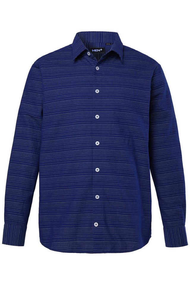 Men Plus Businesshemd Men+ Hemd Langarm Kentkragen Struktur Comfort Fit von Men Plus