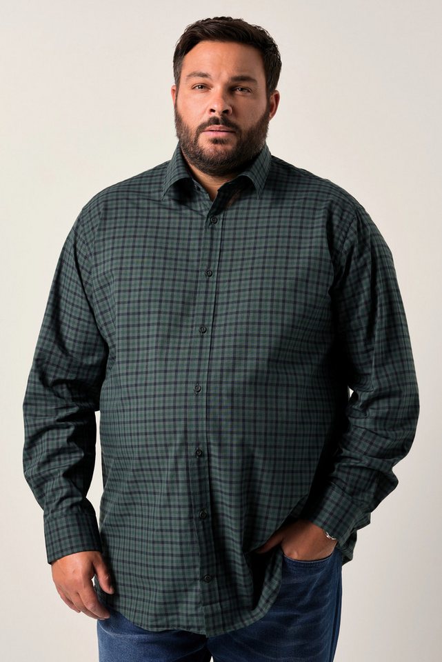 Men Plus Businesshemd Men+ Karohemd Langarm Kentkragen Comfort Fit Men Plus Businesshemd Men+ Karohemd Langarm Kentkragen Comfort Fit von Men Plus