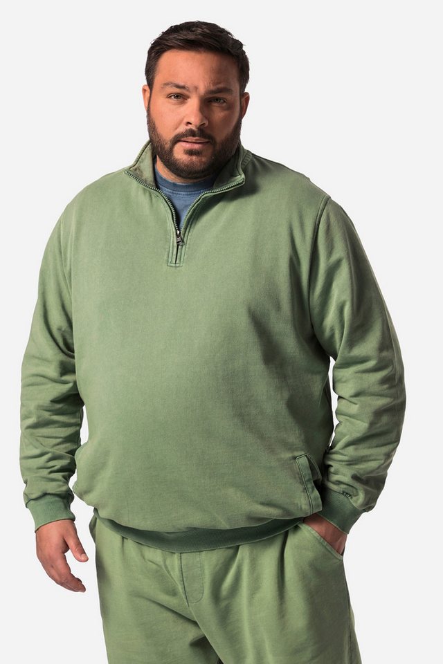Men Plus Fleecejacke Men+ Sweattroyer Vintage Look bis Gr. 84/86 von Men Plus