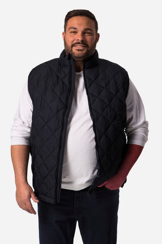 Men Plus Steppweste Men+ Steppweste Stehkragen bis 8 XL von Men Plus