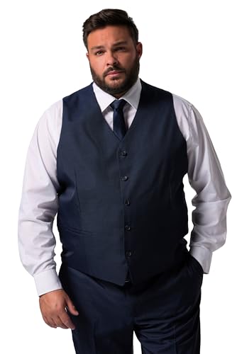 Men Plus Herren große Größen Übergrößen Menswear L-8XL Men+ Businessweste Florenz, Baukasten, bis 72/36 navy blau 32 836710130-32 von Men Plus