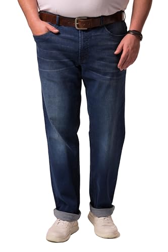 Men Plus Herren große Größen Übergrößen Menswear L-8XL Men+ Jeans, Denim, Bauchfit, Regular Fit, 5-Pocket, bis Gr. 36/72 Blue Denim 60 834961902-60 von Men Plus