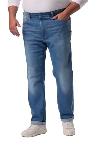 Men Plus Herren große Größen Übergrößen Menswear L-8XL Men+ Jeans, Denim, Straight Fit, 5-Pocket, bis Gr. 72/36 Light Blue 68 837302901-68 von Men Plus
