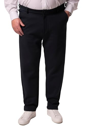 Men Plus Herren große Größen Übergrößen Menswear L-8XL Men+ Jersey-Chino Hose Bilbao FLEXLASTIC®, Baukasten, bis 8 XL Navy blau 8XL 840207130-8XL von Men Plus