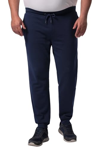 Men Plus Herren große Größen Übergrößen Menswear L-8XL Men+ Jogginghose Bauchfit, Modern Fit, bis 8 XL Navy blau 5XL 832111785-5XL von Men Plus
