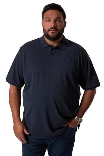 Men Plus Herren große Größen Übergrößen Menswear L-8XL Men+ Poloshirt, Basic, Piqué, Halbarm, bis 8 XL Navy blau 4XL 836256130-4XL von Men Plus