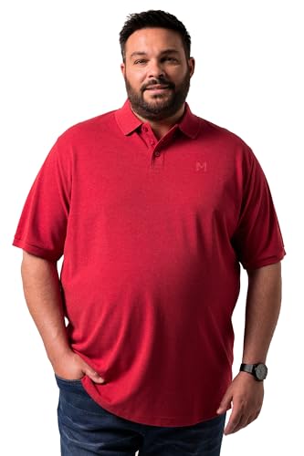 Men Plus Herren große Größen Übergrößen Menswear L-8XL Men+ Poloshirt, Basic, Piqué, Halbarm, bis 8 XL rost 7XL 836256540-7XL von Men Plus