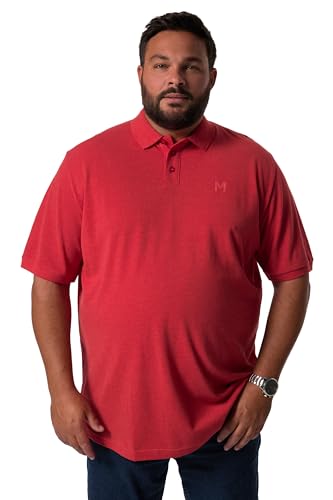 Men Plus Herren große Größen Übergrößen Menswear L-8XL Men+ Poloshirt, Basic, Piqué, Halbarm, bis 8 XL rot 7XL 836256535-7XL von Men Plus
