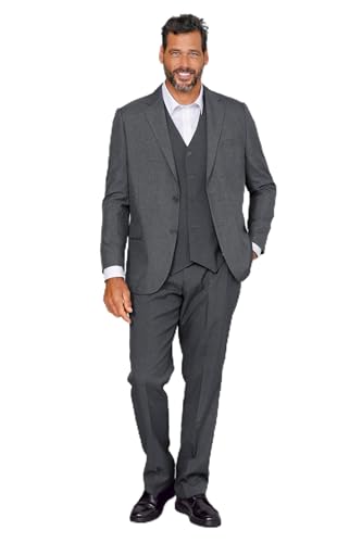 Men Plus Herren große Größen Übergrößen Menswear L-8XL Men+ Sakko, Baukasten, Regular Fit, bis 35 grau 26 200102170-26 von Men Plus