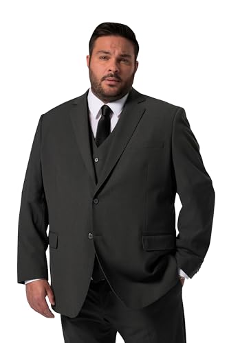 Men Plus Herren große Größen Übergrößen Menswear L-8XL Men+ Sakko Baukasten Barcelona, bis 72/36 anthrazit 58 831439110-58 von Men Plus