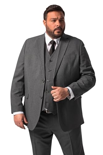 Men Plus Herren große Größen Übergrößen Menswear L-8XL Men+ Sakko Baukasten Madrid, bis 82/41 anthrazit 76 830660110-76 von Men Plus