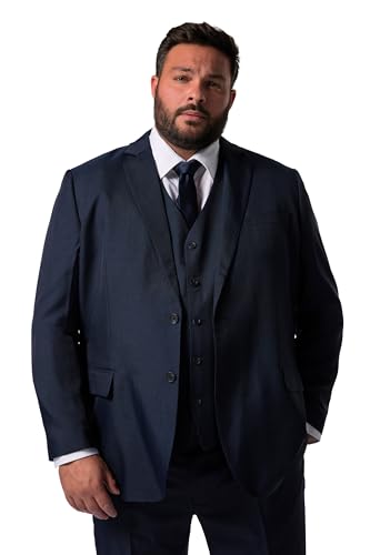 Men Plus Herren große Größen Übergrößen Menswear L-8XL Men+ Sakko Florenz Baukasten, bis 72/36 Navy blau 62 836708130-62 von Men Plus