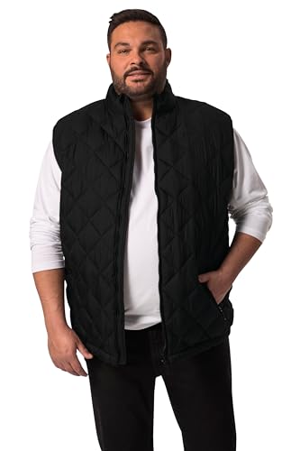 Men Plus Herren große Größen Übergrößen Menswear L-8XL Men+ Steppweste, Stehkragen, bis 8 XL schwarz 7XL 831578100-7XL von Men Plus