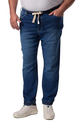 Men Plus Herren große Größen Übergrößen Menswear L-8XL Men+ Superstretch-Schlupfjeans, Straight Fit, bis 8 XL Blue Denim 3XL 837313902-3XL von Men Plus