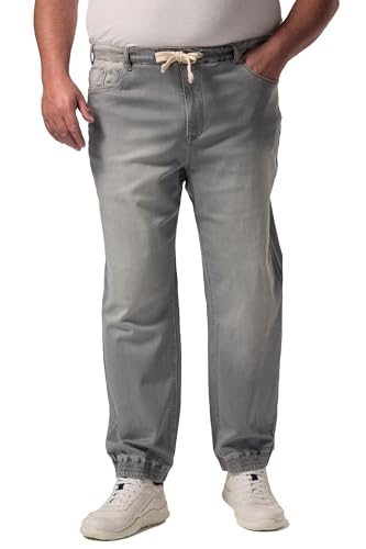 Men Plus Herren große Größen Übergrößen Menswear L-8XL Men+ Superstretch-Schlupfjeans, Straight Fit, bis 8 XL Grey Denim 8XL 837313905-8XL von Men Plus