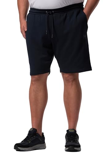 Men Plus Herren große Größen Übergrößen Menswear L-8XL Men+ Sweatbermuda, Basic, Elastikbund, bis 8 XL dunkel Marine XXL 834858730-XXL von Men Plus
