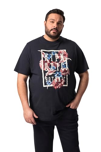 Men Plus Herren große Größen Übergrößen Menswear L-8XL Men+ T-Shirt, Halbarm, Dreams Print, bis 84/86 Navy blau 84+ 829739130-84+ von Men Plus