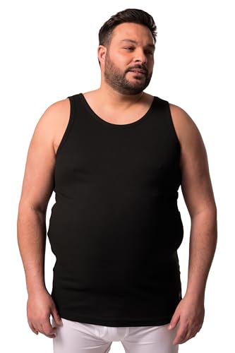 Men Plus Herren große Größen Übergrößen Menswear L-8XL Men+ Unterhemd, Rippjersey, bis 8 XL schwarz 8XL 840620100-8XL von Men Plus