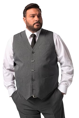 Men Plus Herren große Größen Übergrößen Menswear L-8XL Men+ Weste Baukasten Madrid, bis Gr. 82/41 anthrazit 70 830668110-70 von Men Plus