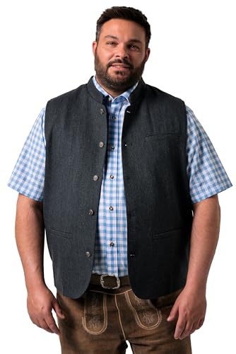 Men Plus Herren große Größen Übergrößen Menswear L-8XL Men+ Weste FLEXLASTIC®, Tracht, Strickrücken, bis 7 XL navy blau XXL 842312130-XXL von Men Plus