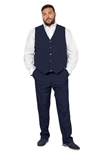 Men Plus Herren große Größen Übergrößen Menswear L-8XL Spezialschnitt Weste Spezialschnitt dunkelblau 80 200467110-80 von Men Plus