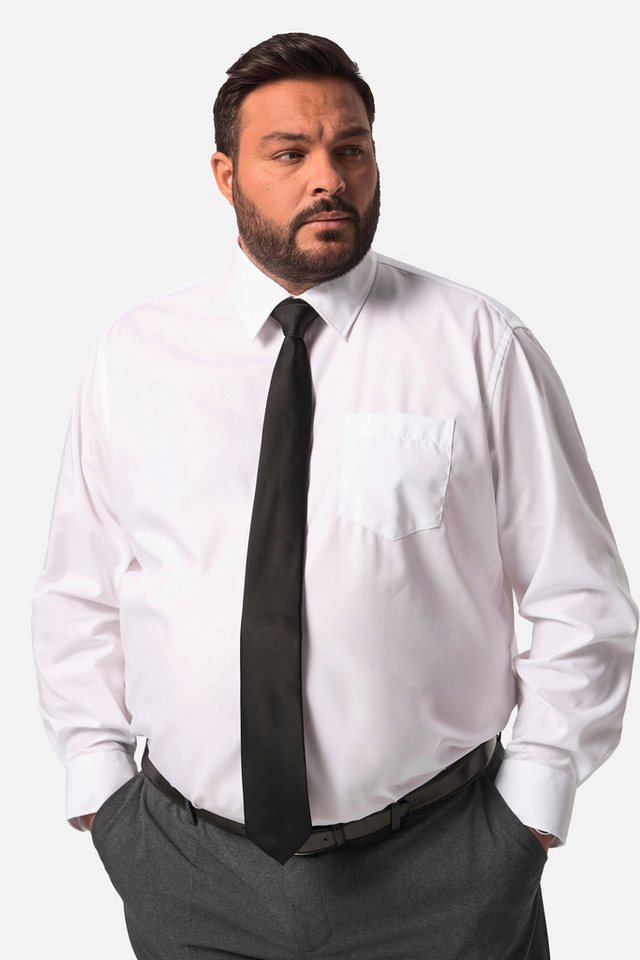 Men Plus Krawatte MEN+ Krawatte Business extra lang 75 cm breit von Men Plus