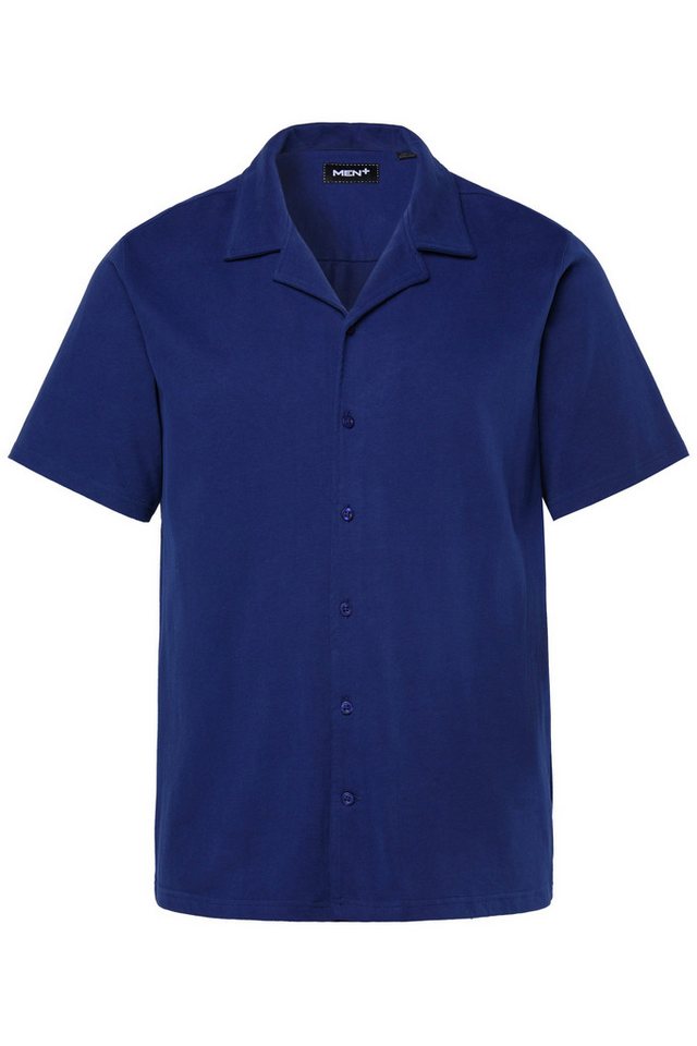 Men Plus Kurzarmhemd Men+ Jerseyhemd Halbarm Cubakragen Cuba Fit von Men Plus
