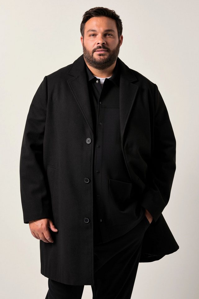 Men Plus Kurzmantel Men+ Funktions-Mantel Wolloptik wasserabweisend von Men Plus