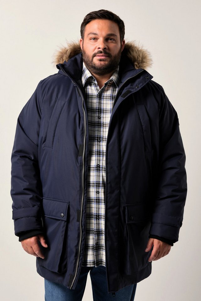 Men Plus Parka Men+ Funktions-Parka Kapuze mit Kunstfellbesatz bis 8 XL von Men Plus