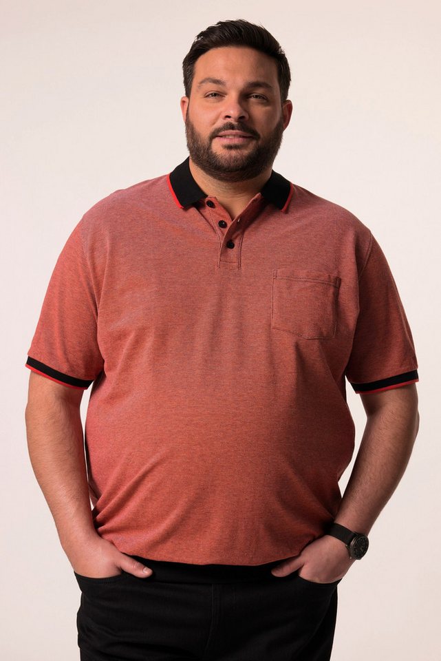 Men Plus Poloshirt Men+ Poloshirt Halbarm Bauchfit Piqué bis 8 XL von Men Plus