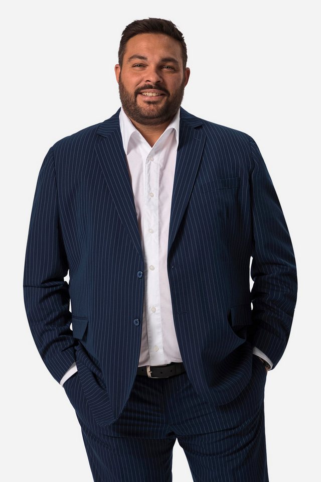 Men Plus Sakko Men+ Sakko Nadelstreifen Baukasten Marbella von Men Plus