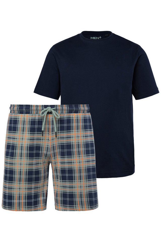 Men Plus Schlafanzug Men+ Schlafanzug kurze Form Karo-Hose bis 8 XL von Men Plus