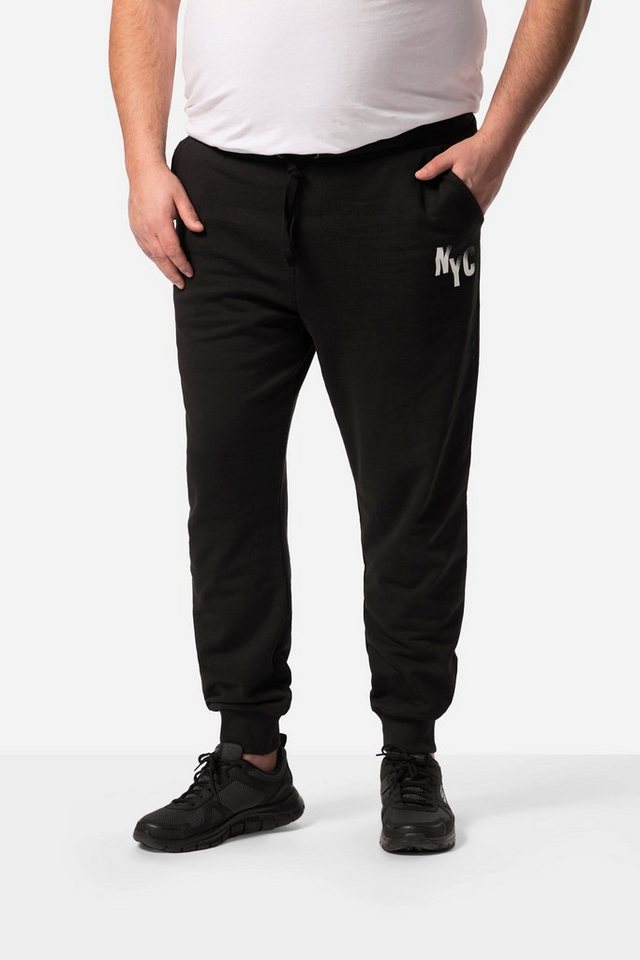 Men Plus Sweathose Men+ Jogginghose Elastikbund NYC Print bis 84/86 von Men Plus