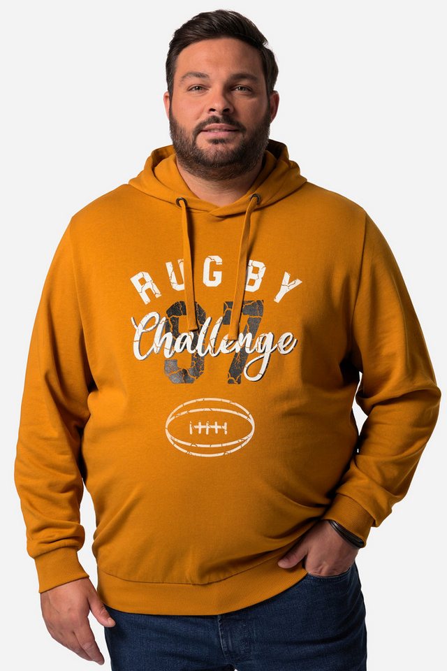 Men Plus Sweatshirt Men+ Hoodie Print-Motiv Kapuze bis 8 XL von Men Plus