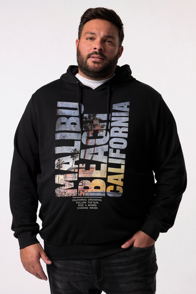 Men Plus Sweatshirt Men+ Hoodie Sweater Kapuze Brustprint bis 8 XL von Men Plus