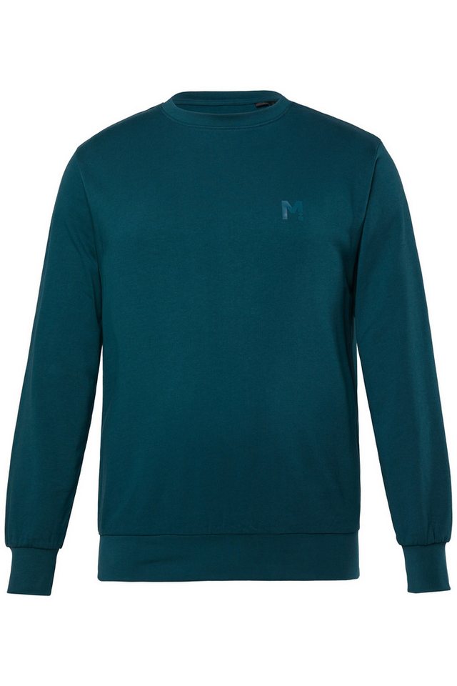 Men Plus Sweatshirt Men+ Sweatshirt Basic Rundhalsausschnitt bis 8 XL von Men Plus