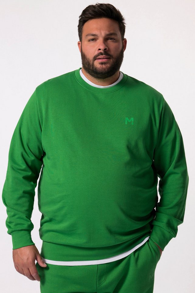 Men Plus Sweatshirt Sweatshirt Basic Rundhalsausschnitt von Men Plus