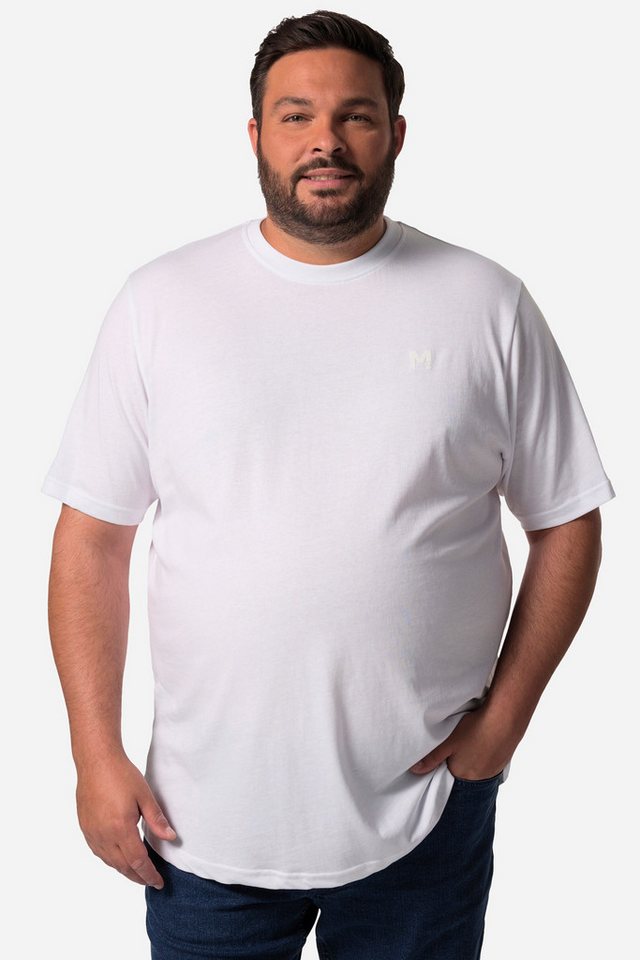 Men Plus T-Shirt Men+ T-Shirt Basic Halbarm Rundhals bis 8 XL von Men Plus
