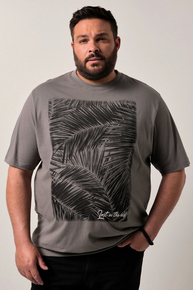 Men Plus T-Shirt Men+ T-Shirt Bauchfit Print Halbarm bis 8 XL von Men Plus