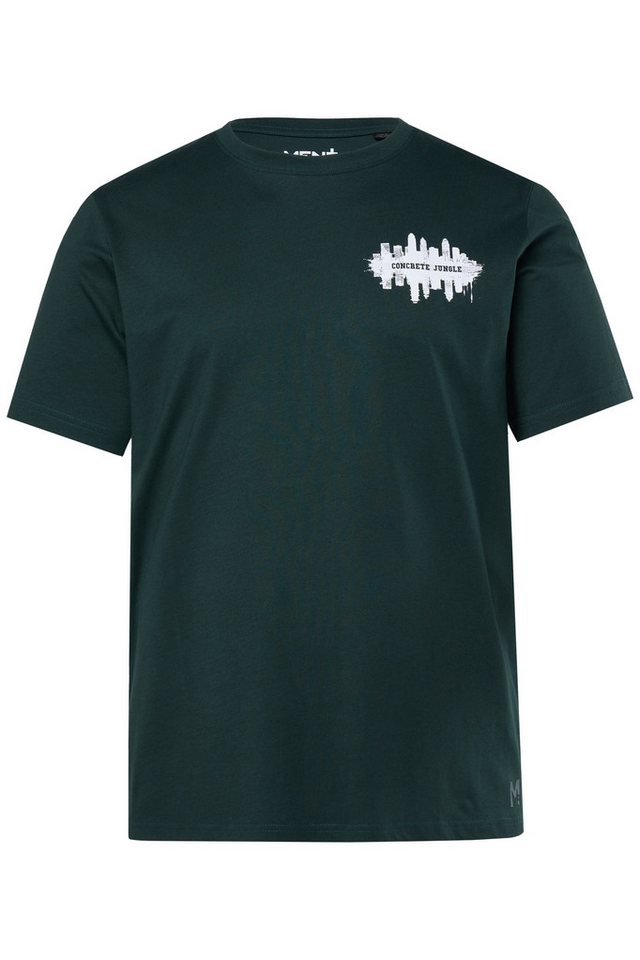 Men Plus T-Shirt Men+ T-Shirt Brustprint bis 8 XL von Men Plus