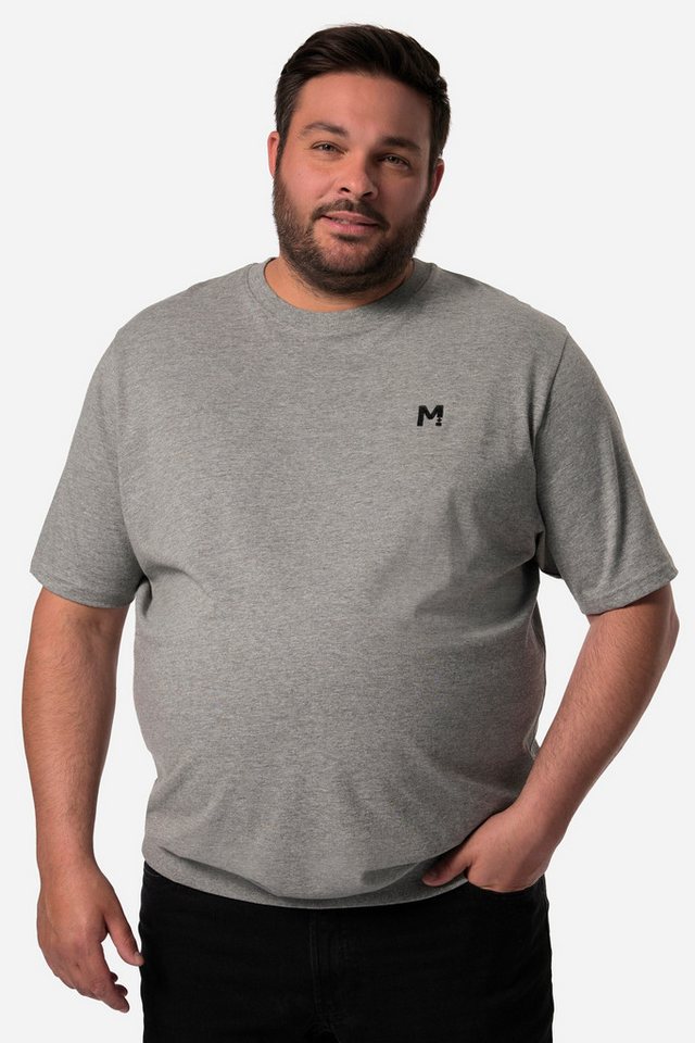 Men Plus T-Shirt Men+ T-Shirt Halbarm Bauchfit Basic Rundhals von Men Plus