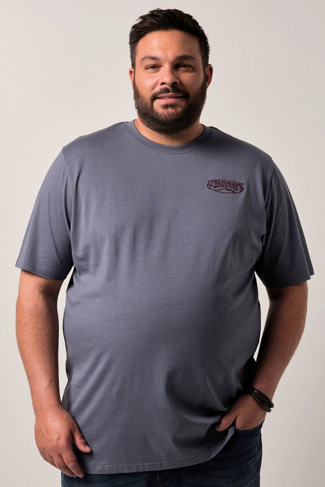 Men Plus T-Shirt Men+ T-Shirt Halbarm Bruststick bis 8 XL von Men Plus