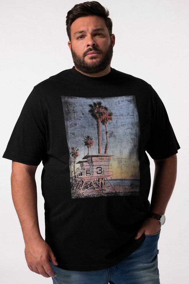 Men Plus T-Shirt Men+ T-Shirt Halbarm Fotodruck bis 8 XL von Men Plus