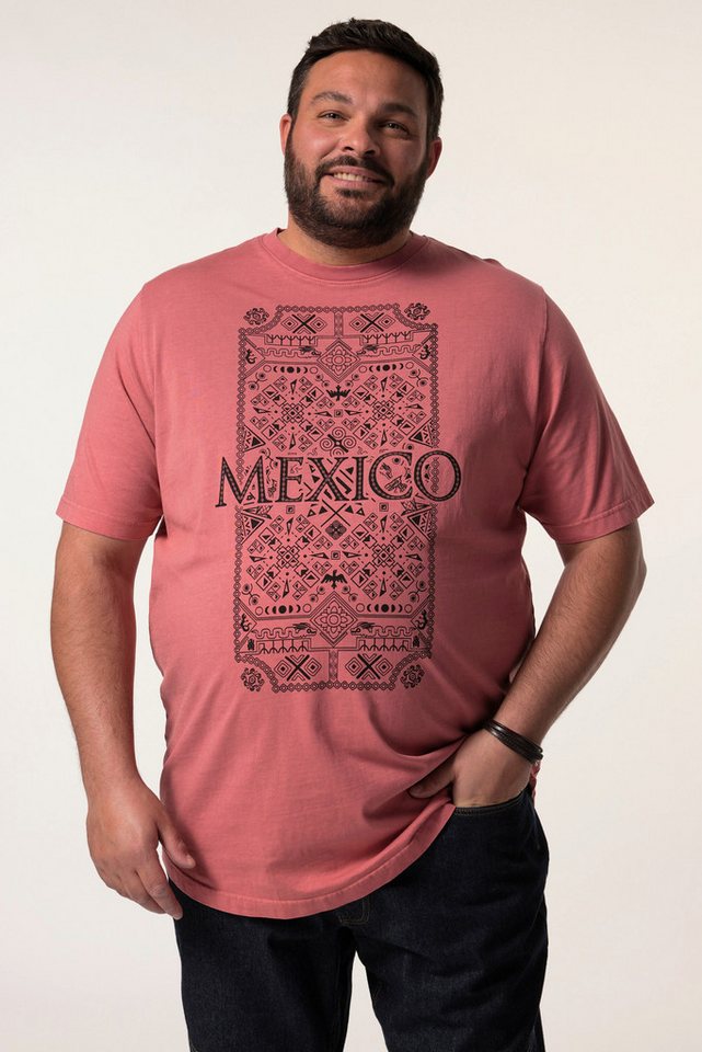 Men Plus T-Shirt Men+ T-Shirt Halbarm Frontdruck Vintage Look von Men Plus